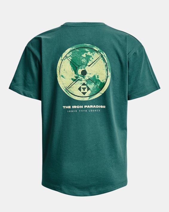 เสื้อแขนสั้น Project Rock Globe สำหรับผู้หญิง in Green image number 5